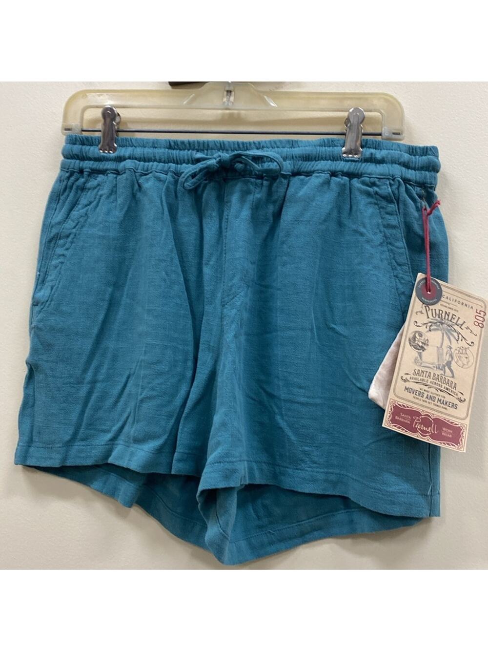 Purnell NWT 6 dark teal Carly shorts